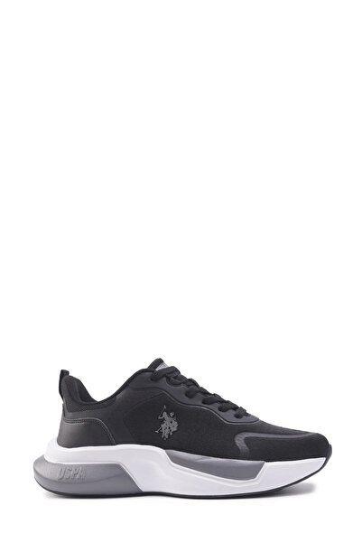 U.S. Polo Assn. 101502380   حذاء رياضي رجالي من Willy باللون الأسود والأبيض