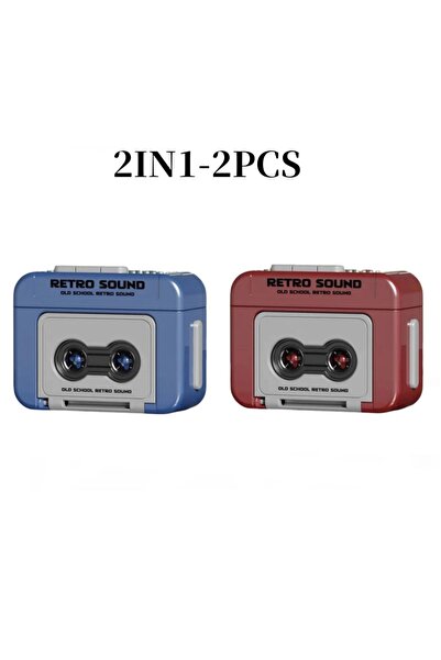 Choice with sound MIX-2PCS Retro Recorder Mini Portable Fun Music Box With So...