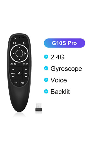 Kebidumei جهاز تحكم عن بعد G10S Pro G10S PRO BT بالصوت مع تقنية 2.4G وBT5.0، ...