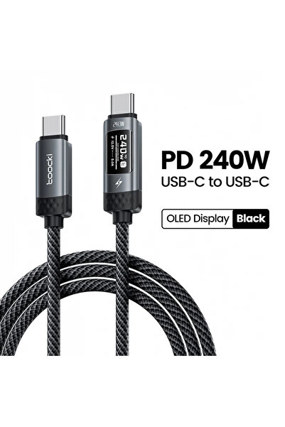 Choice 2m C To C 240W USB C Cbale Fast Charging OLED Digital Display PD 3.1 T...