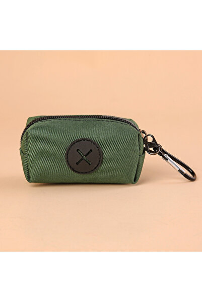 Choice1 army green Canvas Dog Poop Bag Holder, Outdoor Pet Waste Bag Dispense...