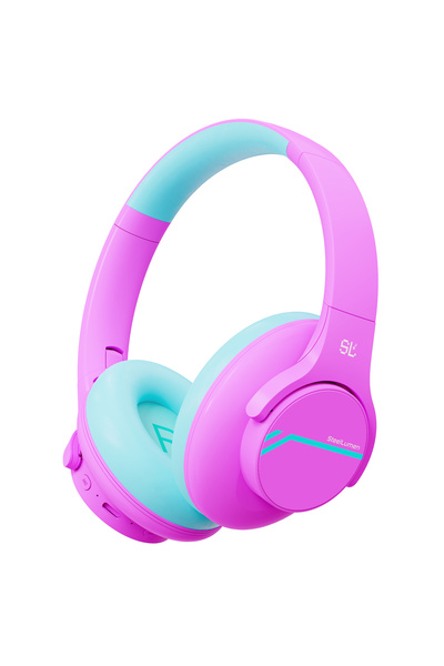 Choice Pink ANC Noise Cancelling Headphones For Kids Wireless Bluetooth Headp...