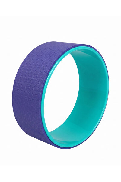 Yogatime Yoga Wheel – Turkuaz/Mor - ABS Gövde, TPE Mat Yoga Tekerleği
