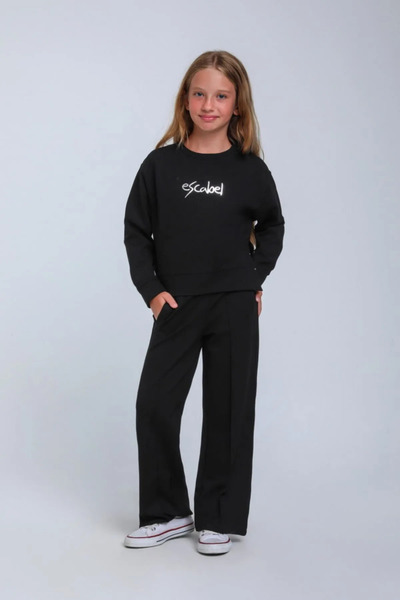 HAUSEkids Costum pentru fete Gloss&Go Twist pentru 5-14 ani-Negru