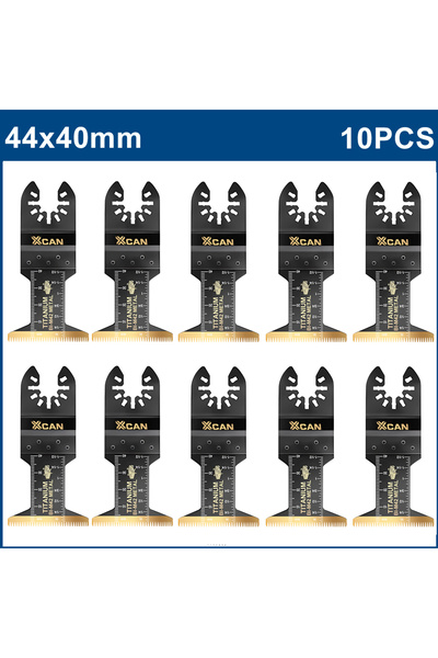 Choice 10pcs XCAN 44mm Titanium Oscillating Saw Blades Metal Cutting Multitoo...
