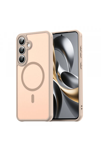Apple Husa MagSafe pentru iPhone 16 Pro, Techsuit, HaloFrost II, Aurie