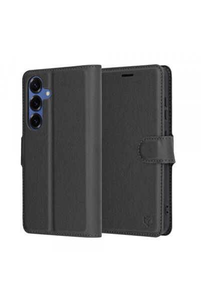 Samsung Husa pentru Galaxy S25 S931, Techsuit, Leather Folio, Neagra