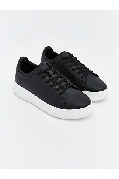 LC Waikiki Lcw Steps Black Men's Sneaker with Nevavm Difference