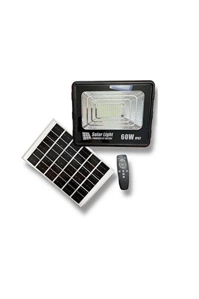 GDSUPER Ηλιακός Προβολέας Αδιάβροχος GD-60H 60W με Ξεχωριστό Ηλιακό Πάνελ και...