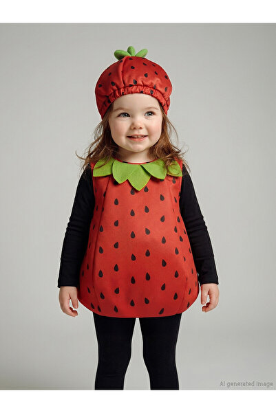 LC Waikiki Vizyon New Season Strawberry Girl Costume