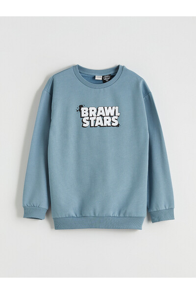 LC Waikiki Two Mt Shop Quality Lcw Kids Blue Brawl Stars Printed Boys' Sweats...