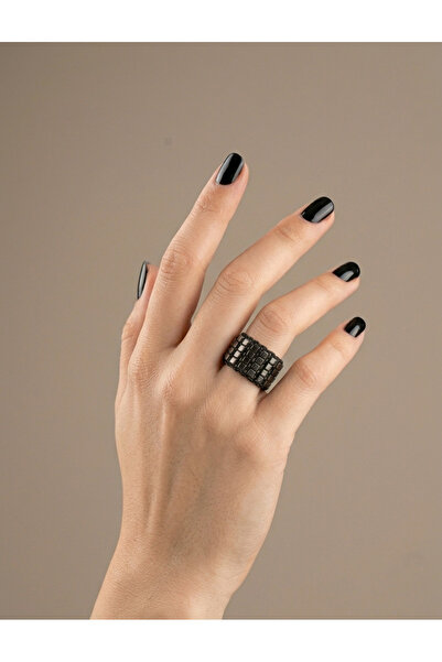 ORENDAJEWELRY Tasarım Hakiki Deri Detaylı Hematit Taşlı Makrome Örgü Unisex Y...