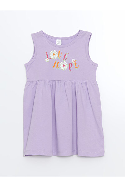 LC Waikiki Two Mt Shop Quality Oval Collar Floral Girl's Dress