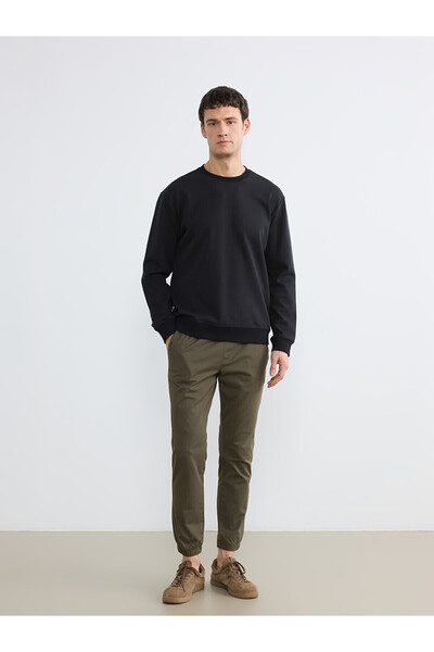 LC Waikiki Nevavm Xside Khaki Slim Fit Men's Gabardine Jogger Pants with a Di...