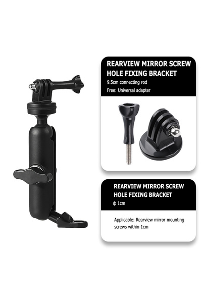 Choice Mirror Bracket Metal Motorcycle Bicycle Camera Holder Handlebar Mirror...