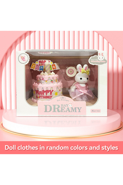 Choice1 Birthday cake Cute Little Rabbit Dress for Kids Indoor Parent- Intera...