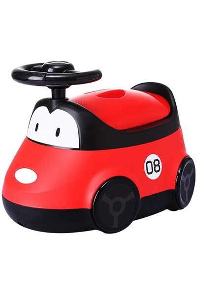 Teo Oliță pentru copii, TEO, +1 an, Portabilă, Design mașină cu capac, Model ...