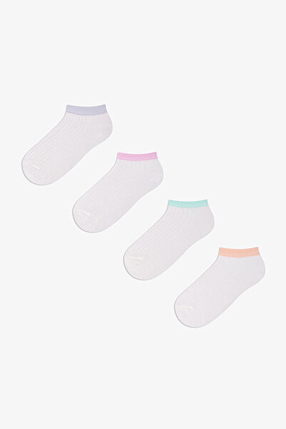 Penti Kız Çocuk Marsmelov Pure Pastels Pamuklu 4 Çift Patik Çorap