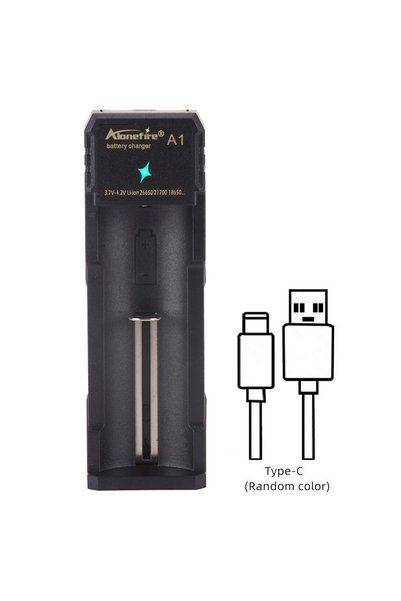 Choice A1 Alonefire A1 USB Charger 3.7V Rechargeable Flashlight Headlamp Torc...