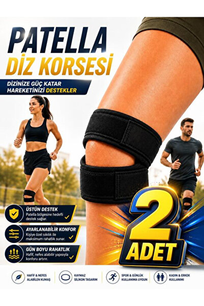 Ankaflex 2-Piece Orthopedic Patella and Meniscus Supported Knee Brace with Sp...