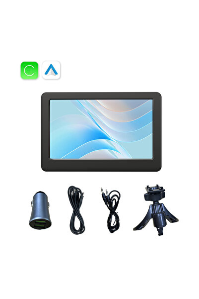 Choice M1-Black-4.3inch 4.3" Portable Car Radio Universal Wireless CarPlay An...