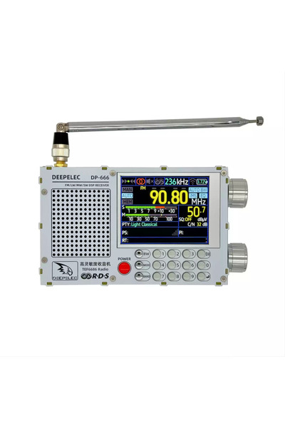 choice2 white TEF6686 DSP Radio DP-666 High Sensitivity Full Band FM AM FM Sh...