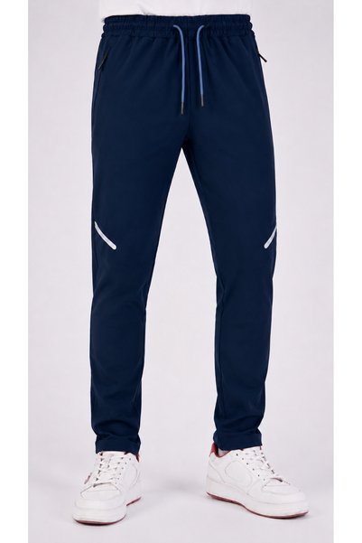 Demente Parachute Fabric Slim Fit Gym and Fitness Sweatpants (Order 1 Size Larger)
