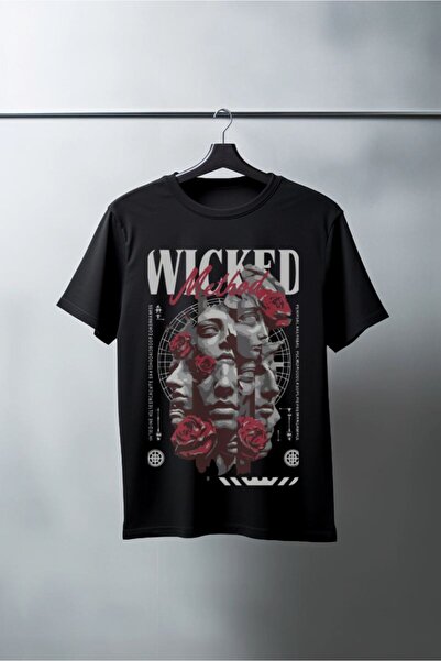 Generic Brand Unisex Oversize 24/1 Combed Cotton Dtf Printed T-Shirt - Dtf142...