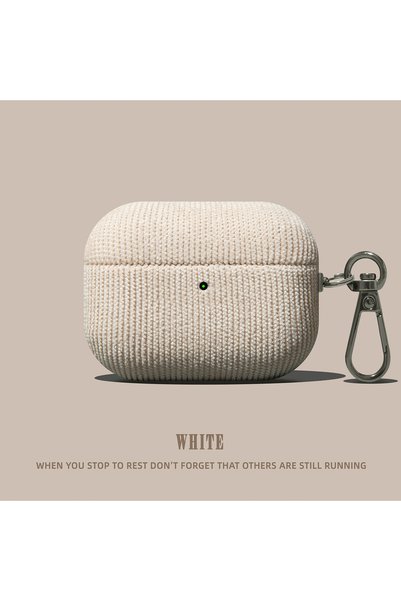 Choice20 For AirpodsPro3 11281 C Matte Corduroy Fabric Hook Earphone Case For...