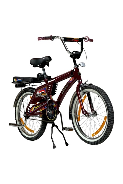ALBADER Rambo 20 Inch Kids Bicycle, Indonesian Style Single Speed Bike with D...