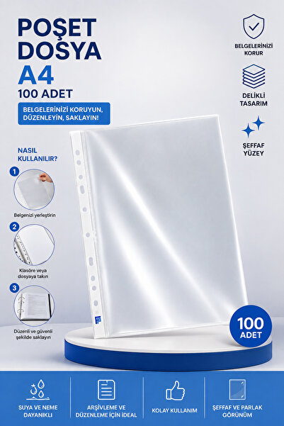 Fiyper Fiyat Performans Ürünleri Dosar A4 cu pungi transparente pentru protec...
