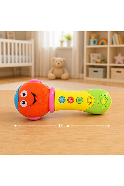 Salamandra Kids Microfon de jucarie cu lumini si cantece amuzante