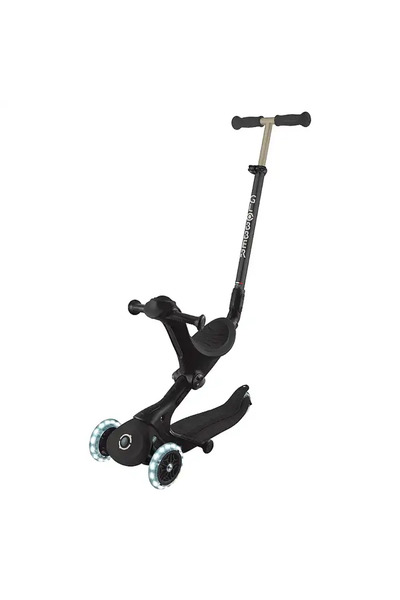 Globber Go Up Deluxe Işıklı Scooter - Siyah