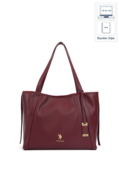 U.S. Polo Assn. Burgundy Women's Shoulder Bag Us26589