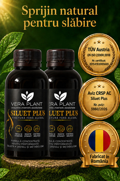 veraplant Vera Plant Siluet Plus, supliment alimentar lichid cu extracte vege...