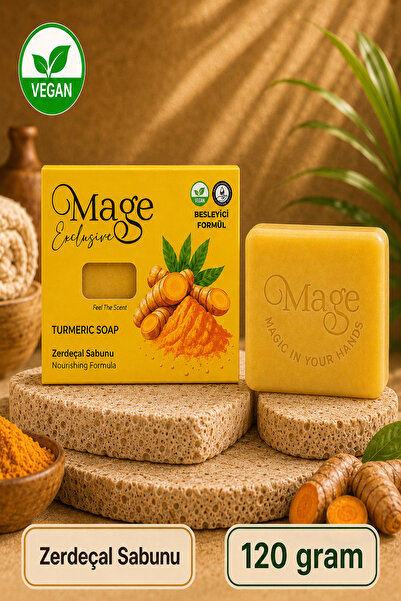 Mage Cosmetics Turmeric Soap Mage Exclusive Series 120 Grams 1 Piece Soap