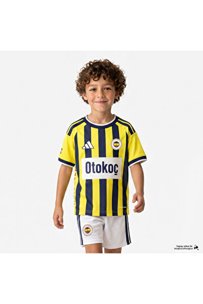 adidas قميص فنربخشة 2026/2027 للأطفال باللون الأصفر للعب على أرضه