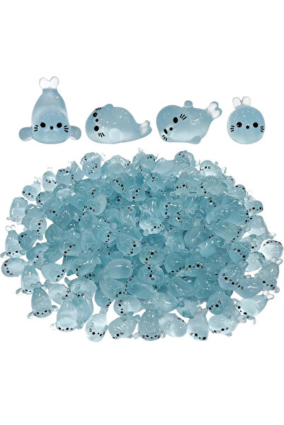 Choice1 10pcs mix 10/20/100-PCS Glow-in-the-Dark Mini Seal Figurines, Resin M...
