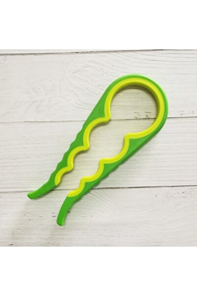 Choice green Jar Opener Easy Grip Wrench 4 in 1 Handy Save Strength Can Beer ...