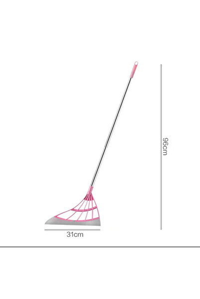Choice Pink Silicone Scraper Broom Magic Wiper High Place Glass Wiper Floor M...