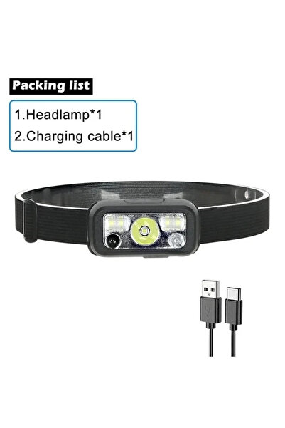 Choice7 Built-in Battery 1Pcs original Sensor Headlamp LED Head Flashlight Re...