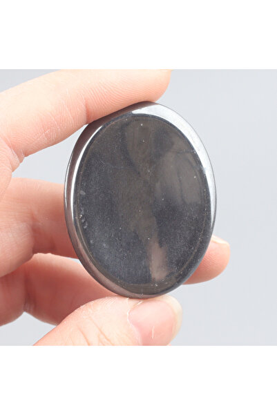 Choice hematite Worry Stone Amethyst Rose Quartz Hand Carved Thumbstone Pocke...