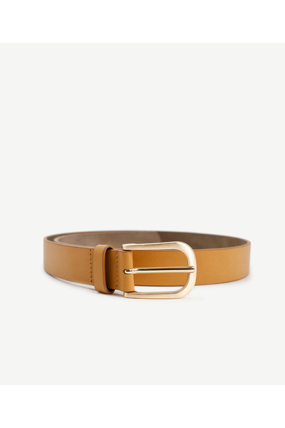 Yargıcı Leather Belt with Color Detail