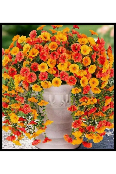 Choice3 1 pc Gold Artificial Flowers Vine Morning Glory Wedding Wreath Home R...