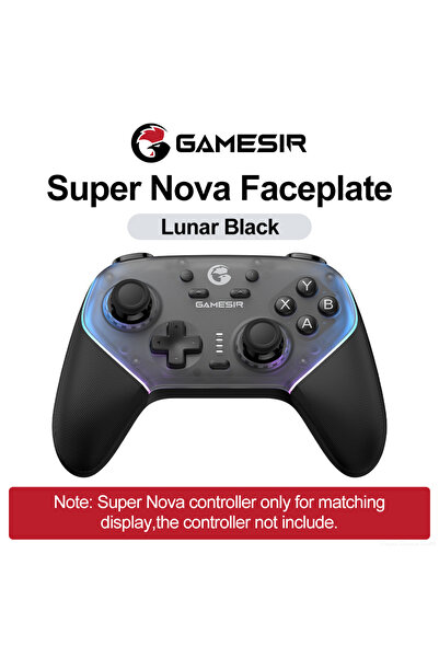 Choice Lunar Black GameSir Super Nova Magnetic Faceplate Personalize Gamepads...