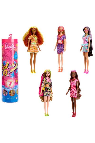 Barbie Hjx49 Barbie Cutie Reveal - Renk Değiştiren Sürpriz Barbie Meyve Desen...