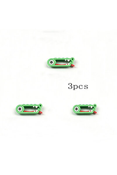 Choice 3Pcs Fun Crocodile Cable Organizer, Cable Management Clip, Cute Crocod...