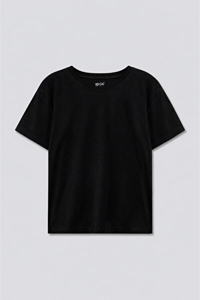 Brix Tricou de damă cu mânecă scurtă din bumbac 100% cu potrivire confortabil...
