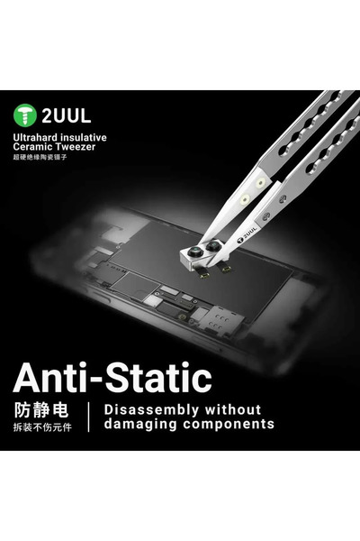 Choice 2UUL TW31 3D Hand Polish Tweezers For Phone Repair For Flying Hard Wir...
