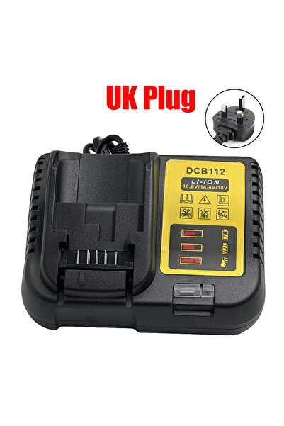 choice2 UK Plug DCB112 Battery Charger For Dewalt 10.8V 12V 14.4V 18V 20V DCB...